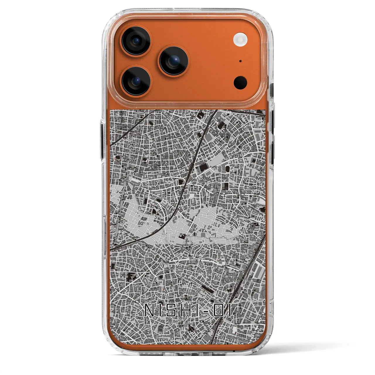 【西大井（東京都）】地図柄iPhoneケース（MagSafeタイプ）