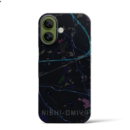 【西大宮（埼玉県）】地図柄iPhoneケース（バックカバータイプ）
