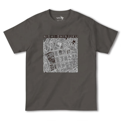 【西新宿（東京都）】地図柄ヘビーウェイトTシャツ
