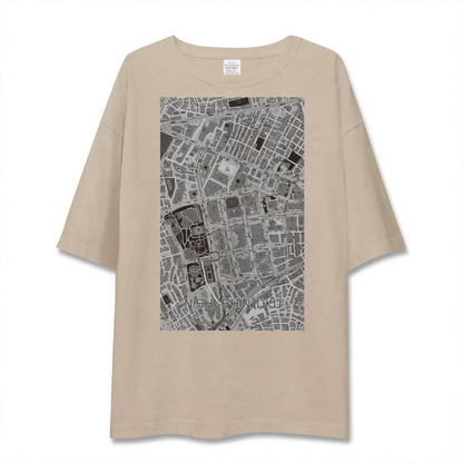 【西新宿（東京都）】地図柄ビッグシルエットTシャツ