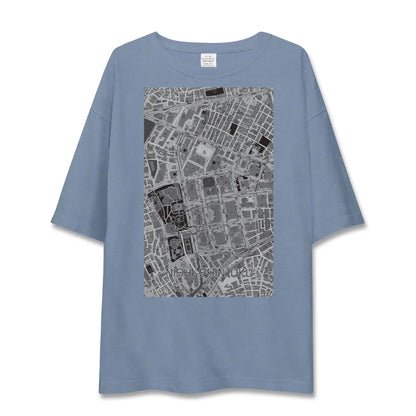【西新宿（東京都）】地図柄ビッグシルエットTシャツ