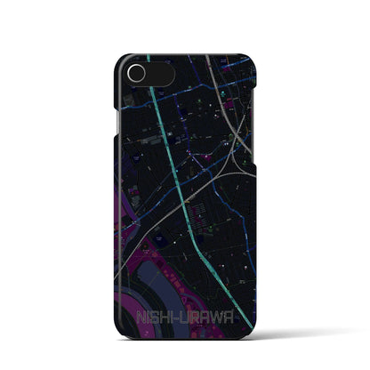 【西浦和（埼玉県）】地図柄iPhoneケース（バックカバータイプ）