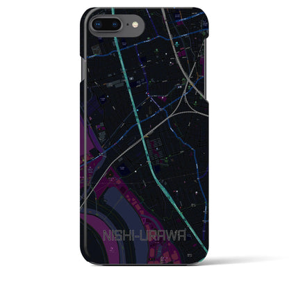 【西浦和（埼玉県）】地図柄iPhoneケース（バックカバータイプ）