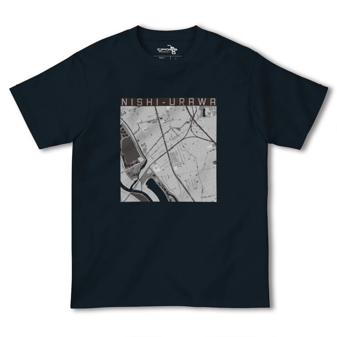 【西浦和(埼玉県)】地図柄ヘビーウェイトTシャツ
