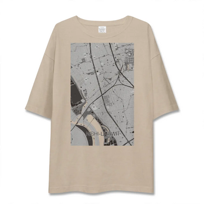 【西浦和（埼玉県）】地図柄ビッグシルエットTシャツ