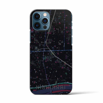 【西新井（東京都）】地図柄iPhoneケース（バックカバータイプ）