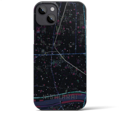 【西新井（東京都）】地図柄iPhoneケース（バックカバータイプ）