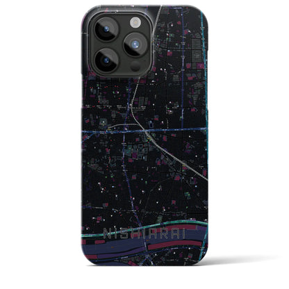 【西新井（東京都）】地図柄iPhoneケース（バックカバータイプ）