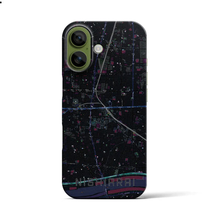 【西新井（東京都）】地図柄iPhoneケース（バックカバータイプ）