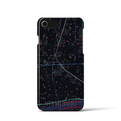 【西新井（東京都）】地図柄iPhoneケース（バックカバータイプ）