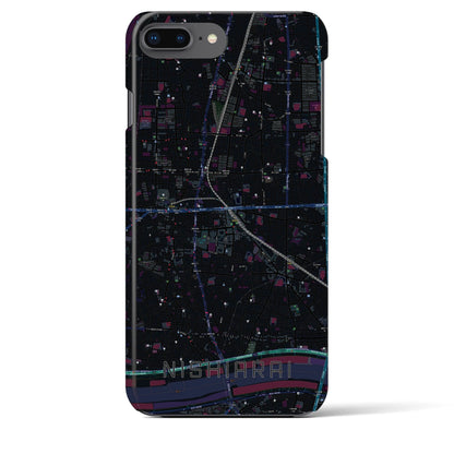 【西新井（東京都）】地図柄iPhoneケース（バックカバータイプ）