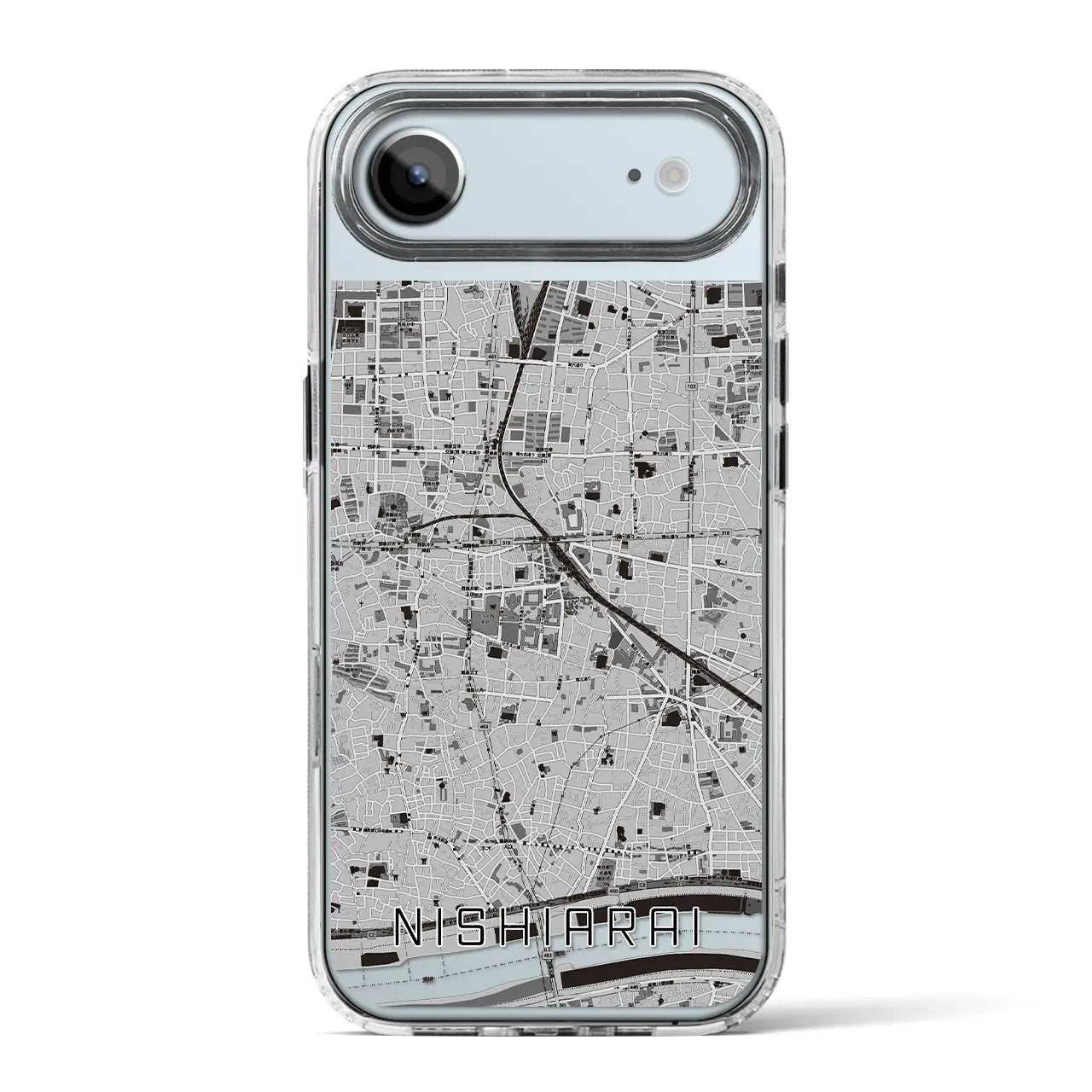 【西新井（東京都）】地図柄iPhoneケース（MagSafeタイプ）