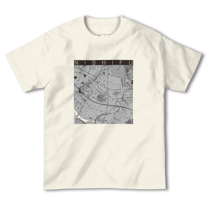 【西府（東京都）】地図柄ヘビーウェイトTシャツ
