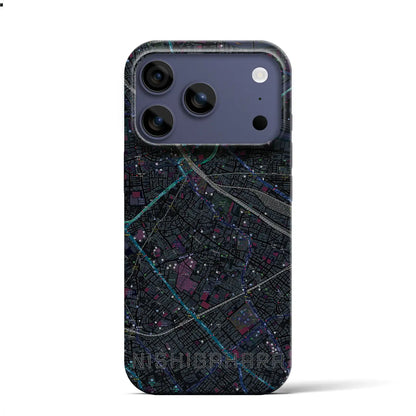 【西ケ原（東京都）】地図柄iPhoneケース（バックカバータイプ）