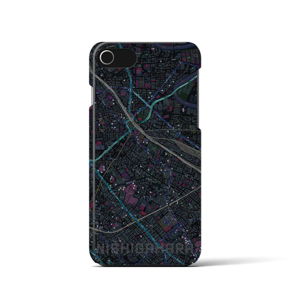 【西ケ原（東京都）】地図柄iPhoneケース（バックカバータイプ）