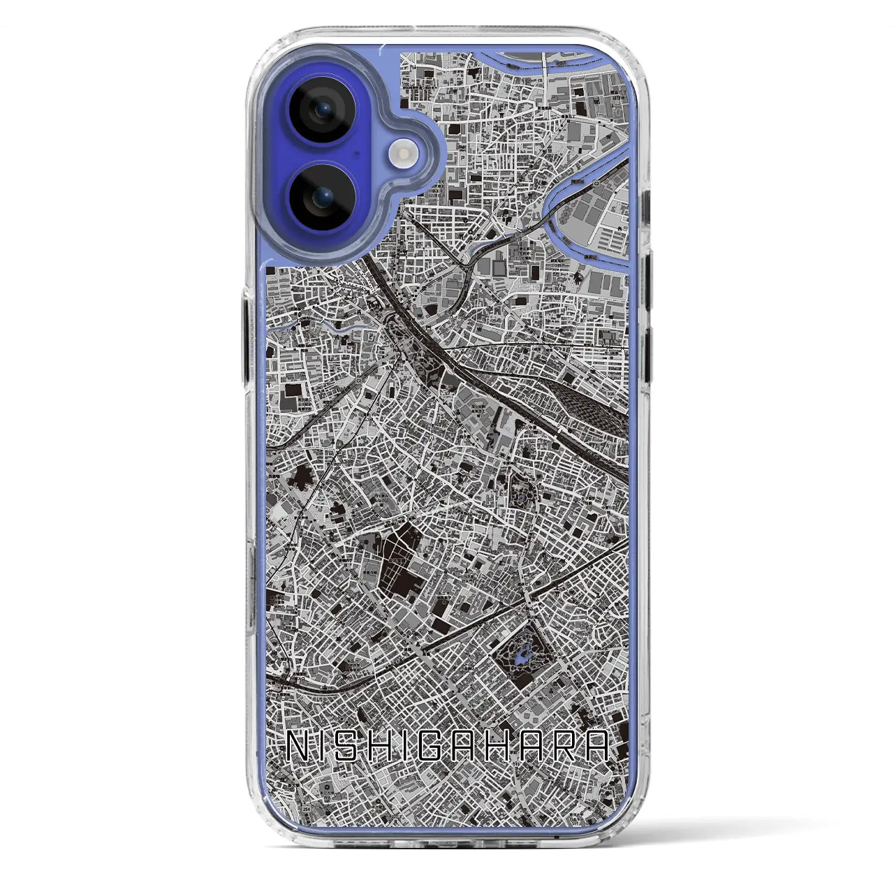 【西ケ原（東京都）】地図柄iPhoneケース（MagSafeタイプ）