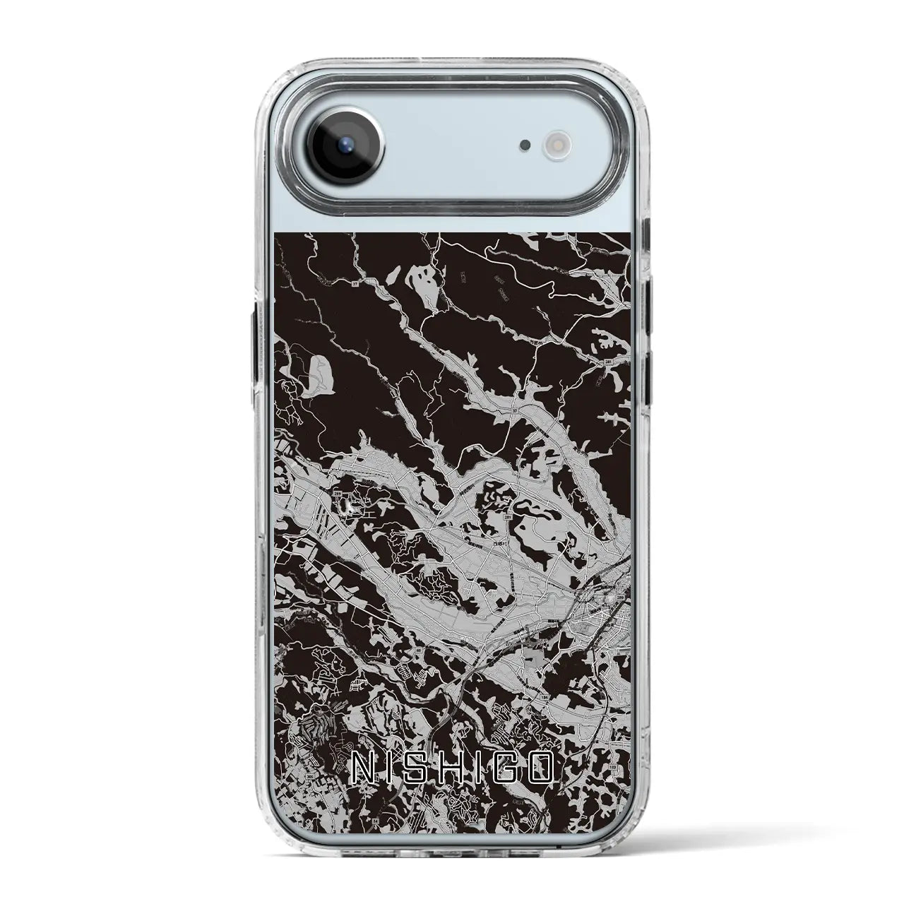 【西郷（福島県）】地図柄iPhoneケース（MagSafeタイプ）