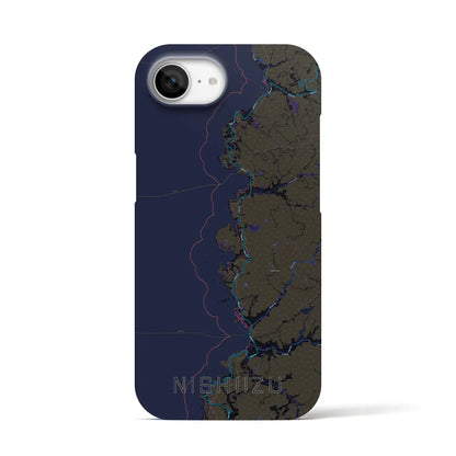 【西伊豆2（静岡県）】地図柄iPhoneケース（バックカバータイプ）