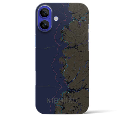 【西伊豆2（静岡県）】地図柄iPhoneケース（バックカバータイプ）