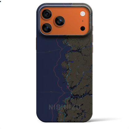 【西伊豆2（静岡県）】地図柄iPhoneケース（バックカバータイプ）