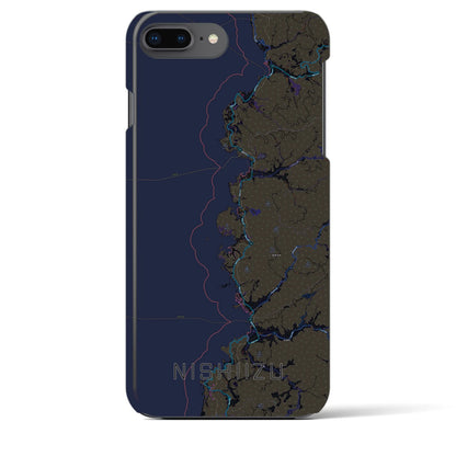 【西伊豆2（静岡県）】地図柄iPhoneケース（バックカバータイプ）