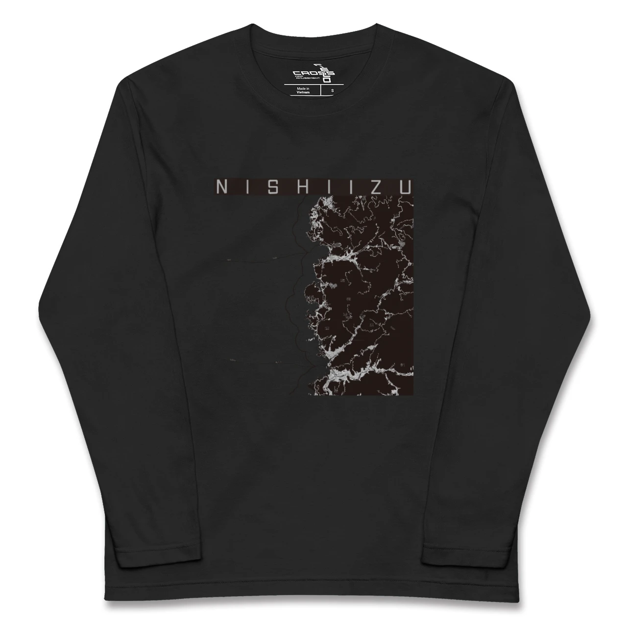 【西伊豆2（静岡県）】地図柄ロングスリーブTシャツ