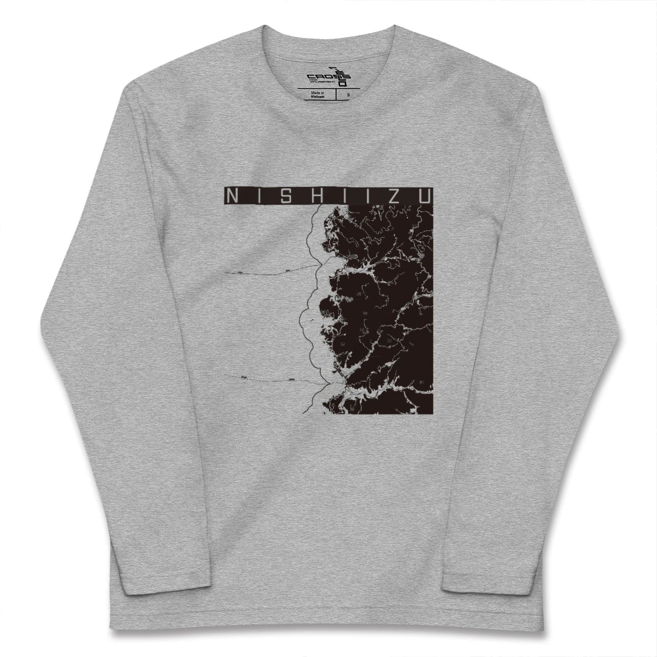 【西伊豆2（静岡県）】地図柄ロングスリーブTシャツ
