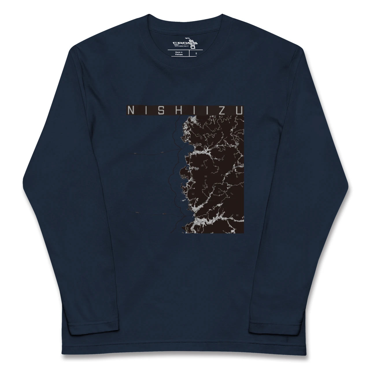 【西伊豆2（静岡県）】地図柄ロングスリーブTシャツ
