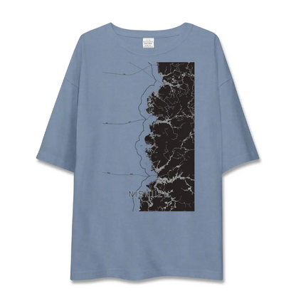 【西伊豆2（静岡県）】地図柄ビッグシルエットTシャツ