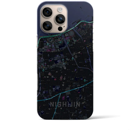 【西新（福岡県）】地図柄iPhoneケース（バックカバータイプ）