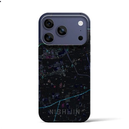 【西新（福岡県）】地図柄iPhoneケース（バックカバータイプ）