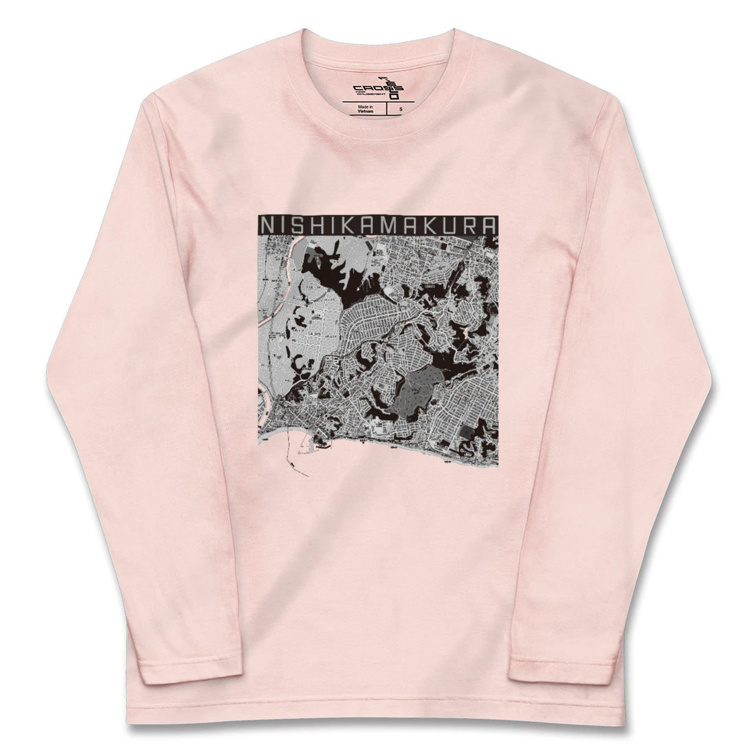 【西鎌倉（神奈川県）】地図柄ロングスリーブTシャツ
