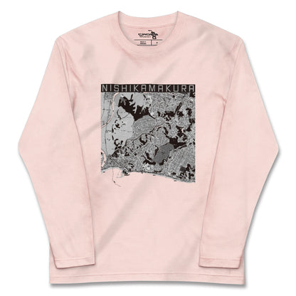 【西鎌倉（神奈川県）】地図柄ロングスリーブTシャツ