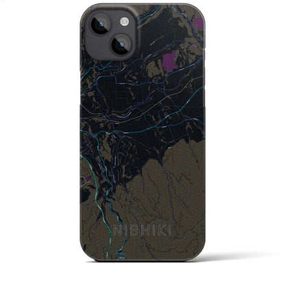 【錦（熊本県）】地図柄iPhoneケース（バックカバータイプ）