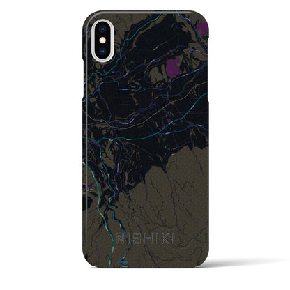 【錦（熊本県）】地図柄iPhoneケース（バックカバータイプ）