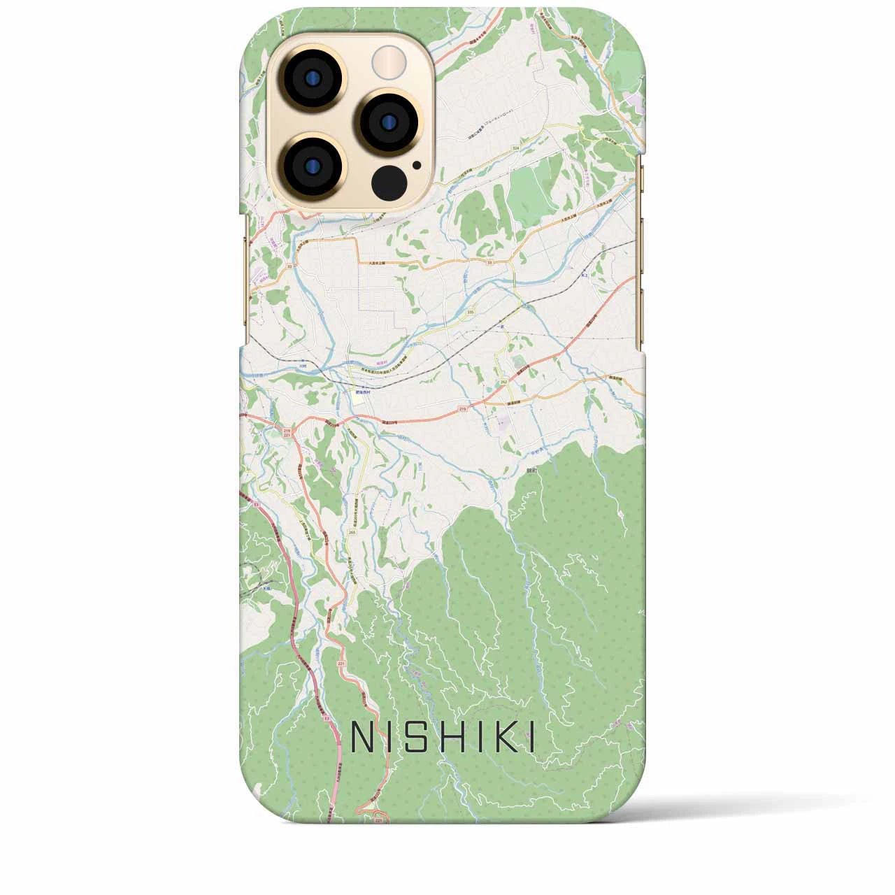 【錦（熊本県）】地図柄iPhoneケース（バックカバータイプ）