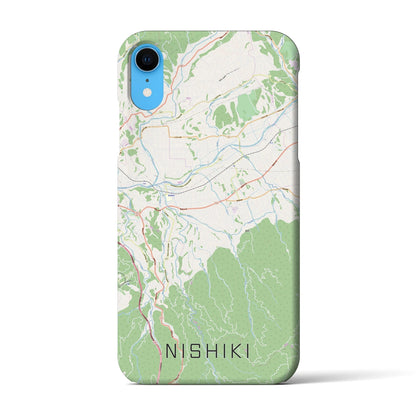 【錦（熊本県）】地図柄iPhoneケース（バックカバータイプ）