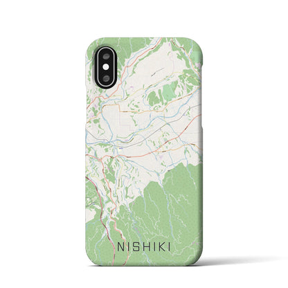 【錦（熊本県）】地図柄iPhoneケース（バックカバータイプ）