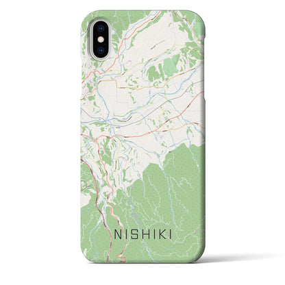【錦（熊本県）】地図柄iPhoneケース（バックカバータイプ）