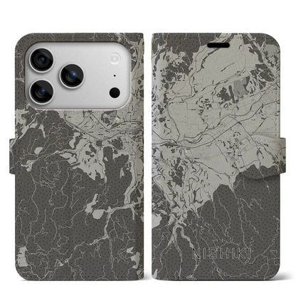 【錦（熊本県）】地図柄iPhoneケース（手帳タイプ）