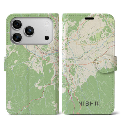 【錦（熊本県）】地図柄iPhoneケース（手帳タイプ）