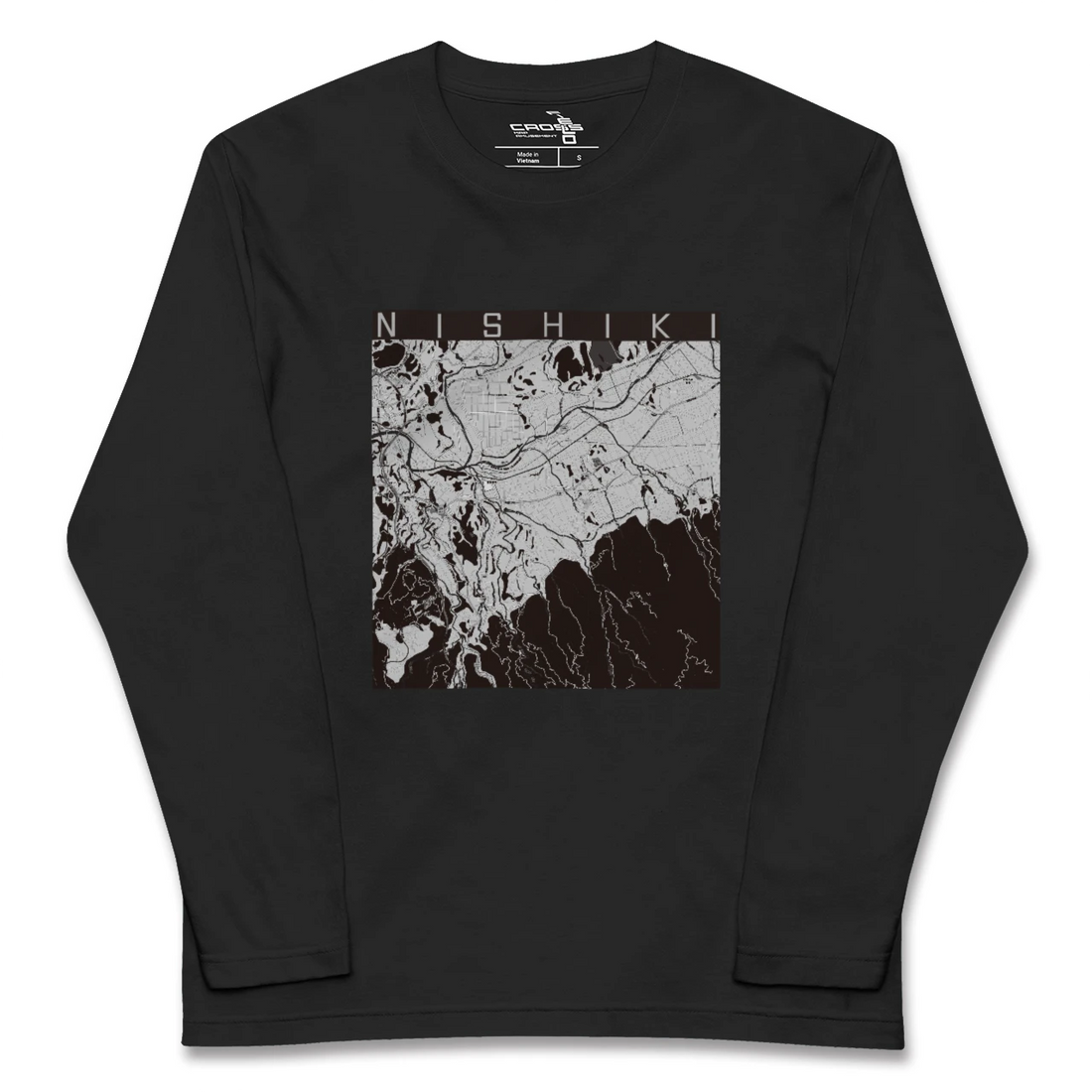【錦（熊本県）】地図柄ロングスリーブTシャツ