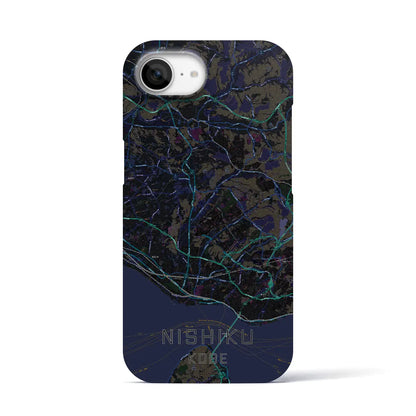 【西区（神戸市）】地図柄iPhoneケース（バックカバータイプ）