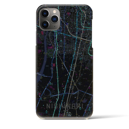 【西成（大阪府）】地図柄iPhoneケース（バックカバータイプ）