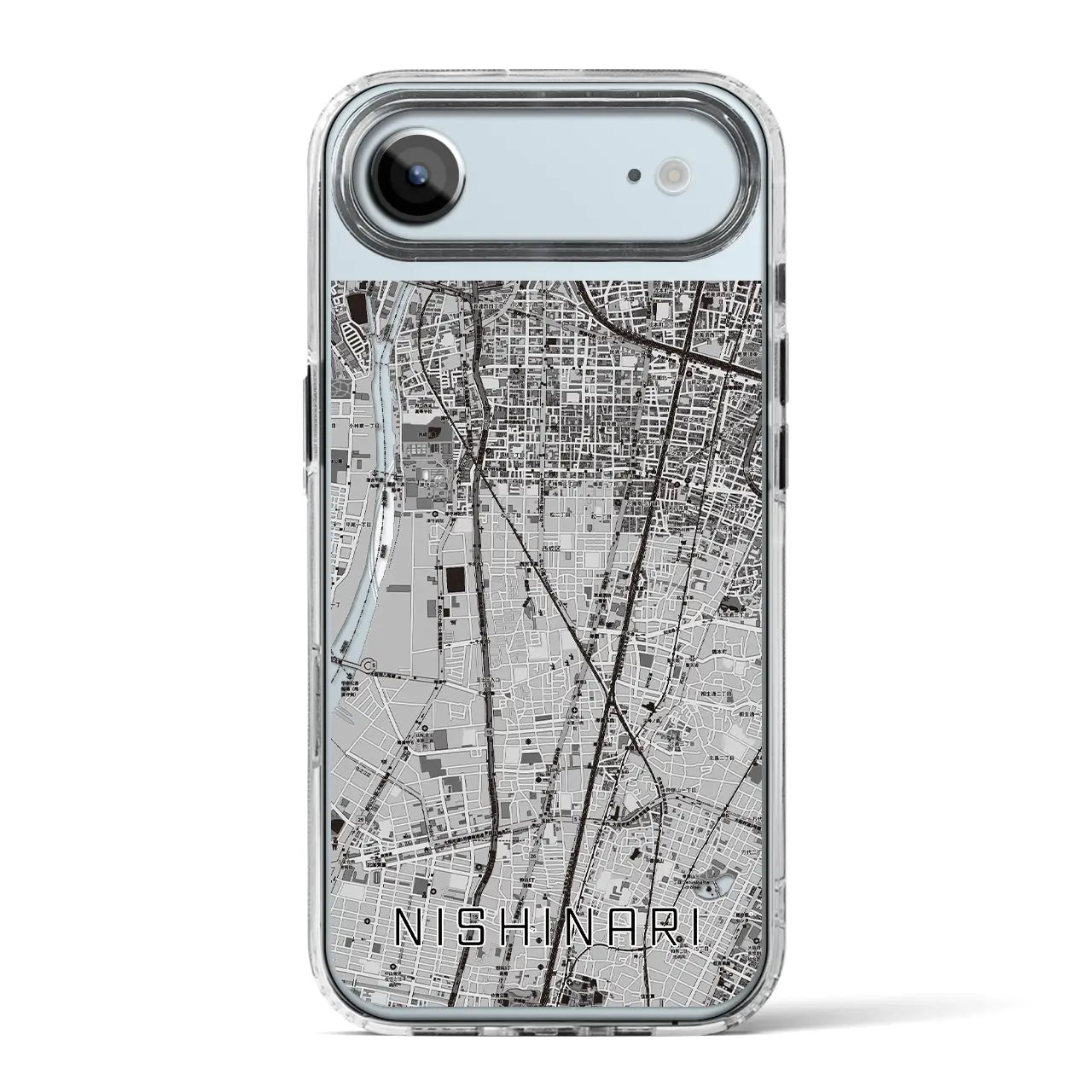 【西成（大阪府）】地図柄iPhoneケース（MagSafeタイプ）