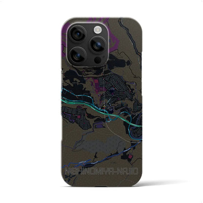 【西宮名塩（兵庫県）】地図柄iPhoneケース（バックカバータイプ）