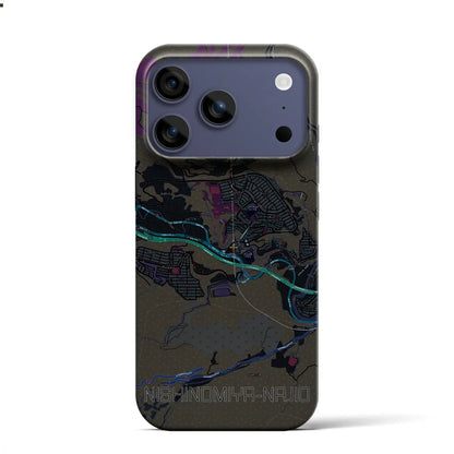 【西宮名塩（兵庫県）】地図柄iPhoneケース（バックカバータイプ）