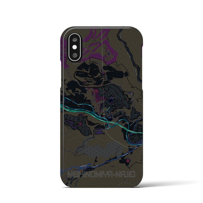 【西宮名塩（兵庫県）】地図柄iPhoneケース（バックカバータイプ）