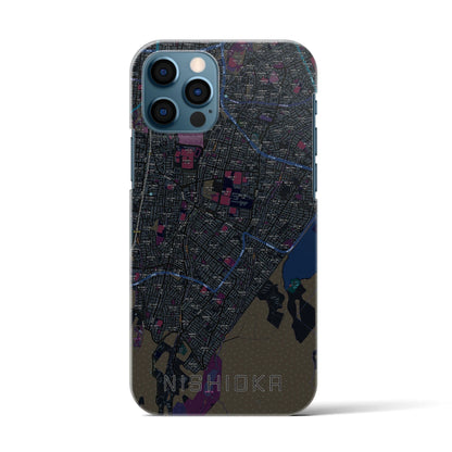 【西岡（北海道）】地図柄iPhoneケース（バックカバータイプ）