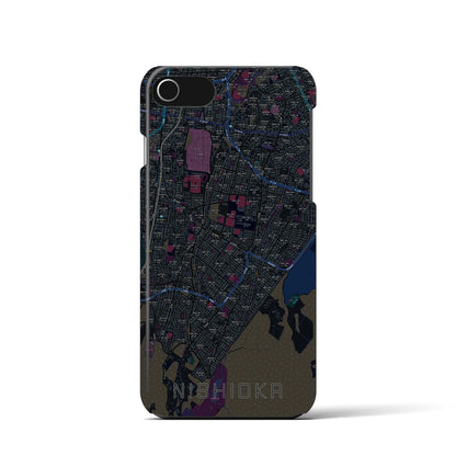 【西岡（北海道）】地図柄iPhoneケース（バックカバータイプ）